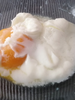 Una foto de Huevo poché en microondas