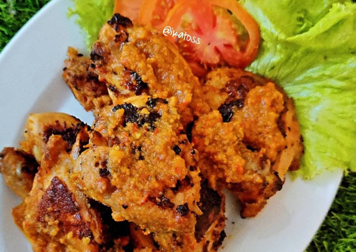 Ayam bakar teflon bumbu simple