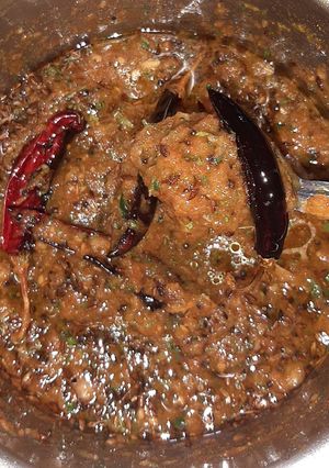 A picture of Smoky flavour tomato chutney.