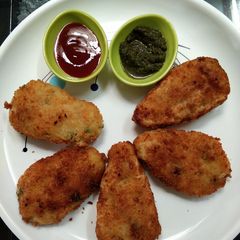 A picture of Leftover rice cutlet.