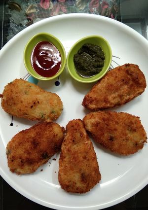 A picture of Leftover rice cutlet.