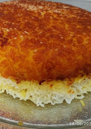 عکسی از دستور 🪷ته چین مرغ 🪷