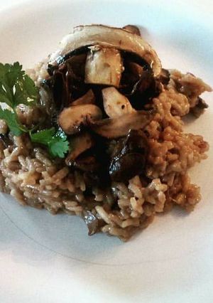 Una foto de Risotto funghi (hongos)