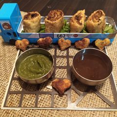 A picture of Pinwheel samosa.