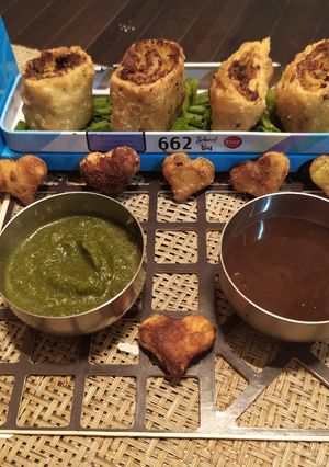 A picture of Pinwheel samosa.