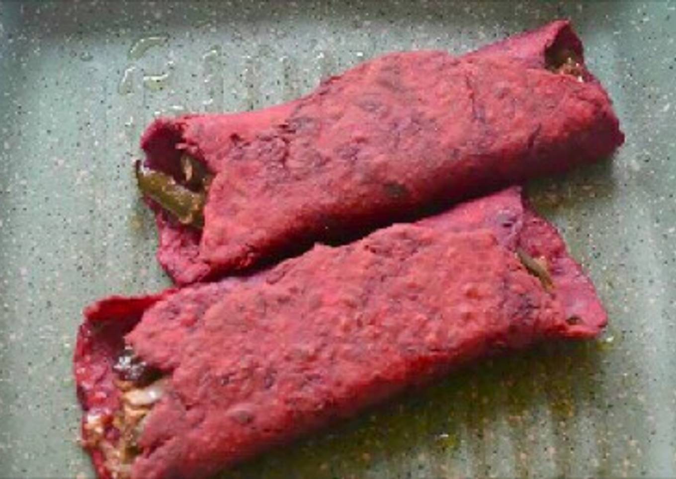 Beetroot and cabbage farnkies
