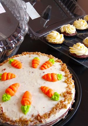 Una foto de Pastel de zanahoria 🥕(20-22cm)