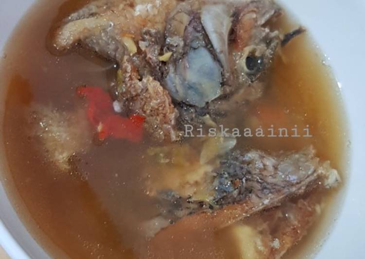 Kuah asam pedas ikan mujair