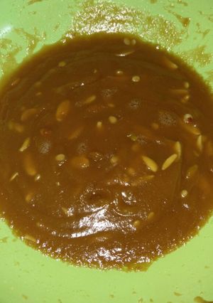 A picture of Sprouted wheat halwa.