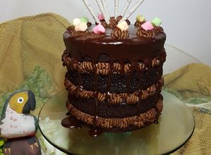 Foto principal de Tarta de Chocolate y marshmallows para Frida Khalo!!!