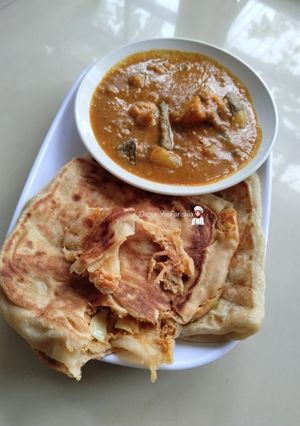 Gambar Roti Canai Telur & Serunding