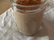 A picture of cinnamon latte