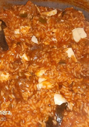 Una foto de Arroz con albóndigas