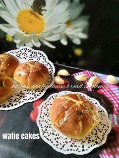 Foto resep Korean garlic cheese bread,no cream cheese