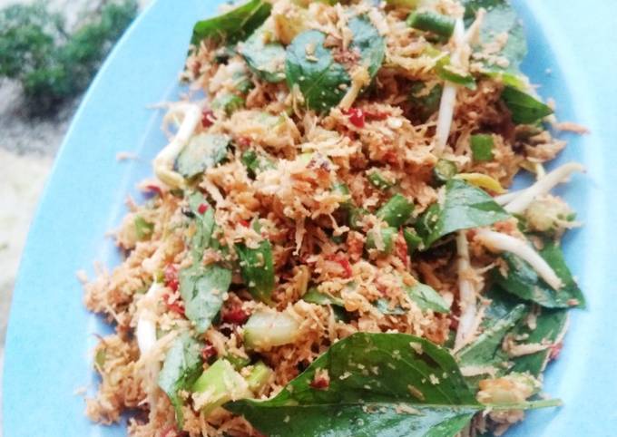 Trancam / urap sayuran mentah