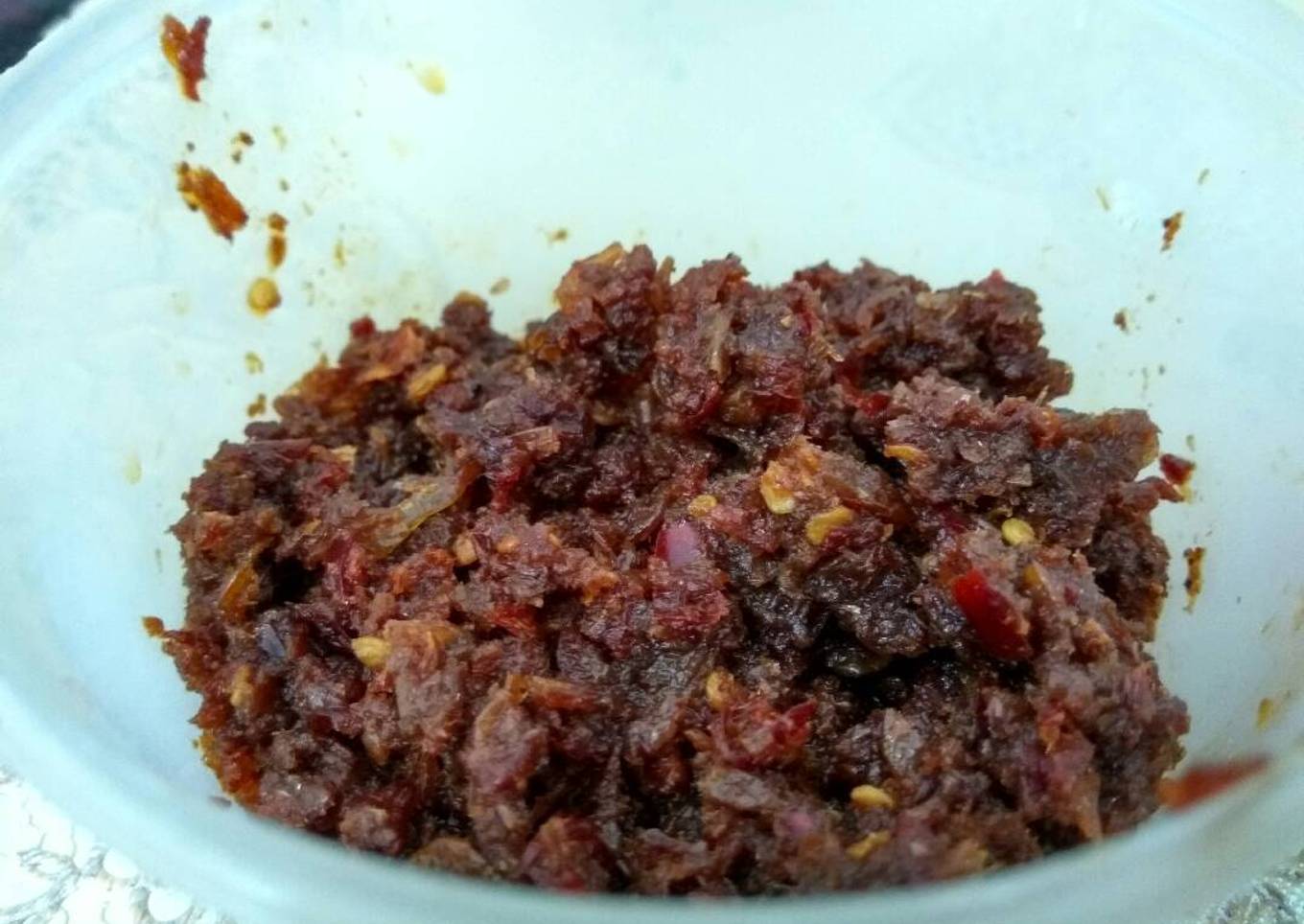 Sambal udang kering