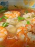 Canh cà chua cá thác lác tôm nõn