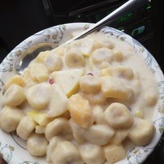 A picture of Creamy fruit chart.