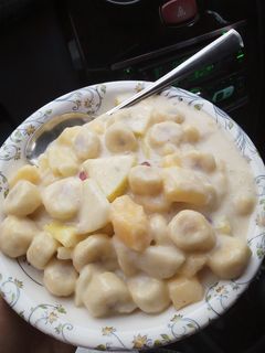 A picture of Creamy fruit chart.