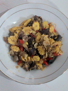 Foto resep 52. Tumis Putren Jagung Bayi Hati Ampela Tomat Cabe Hijau