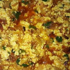 A picture of Paneer Bhujhi.