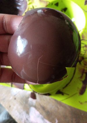 Una foto de Esferas de chocolate