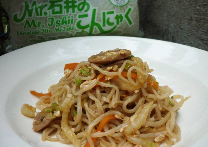 Langkah Mudah Buat Resep Shirataki Noodles (Mie Rendah Kalori), Lezat