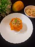 Leftover makeover millet mango chaat bite