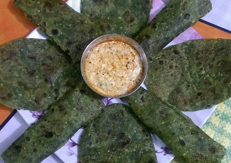 Recipe of Favorite Spinach Thepla