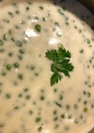 Menzás borsófőzelék recept fotója