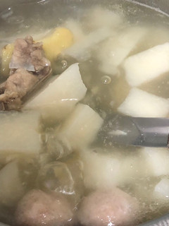 貢丸結頭菜湯 的食譜成品照片