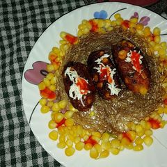 Corn paneer kabab A picture of Corn paneer kabab.