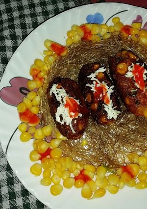 A picture of Corn paneer kabab.