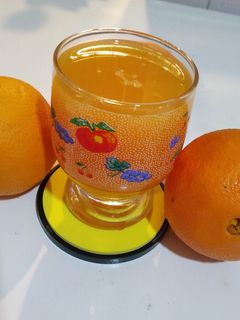 عکسی از دستور آب پرتقال خانگی 🍊