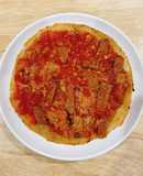 Pizza bún chay