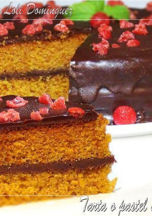 Una foto de Tarta o pastel de caramelo