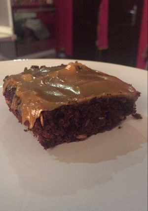 صورة لوصفة براونيز بصوص الكراميل المالح