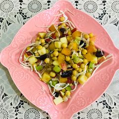 A picture of Diet beans salad 🥗.