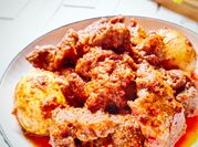 Gambar rendang daging telur