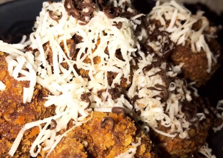 Resep masakan Bola - Bola pisang crispy coklat keju ✌️ | Resep Membuat Bola - Bola pisang crispy coklat keju ✌️ Yang Enak Dan Lezat