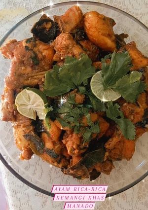 Foto resep Ayam rica-rica kemangi khas manado