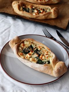 Spinat-Feta-Schiffchen 🛶 Rezepthauptbild