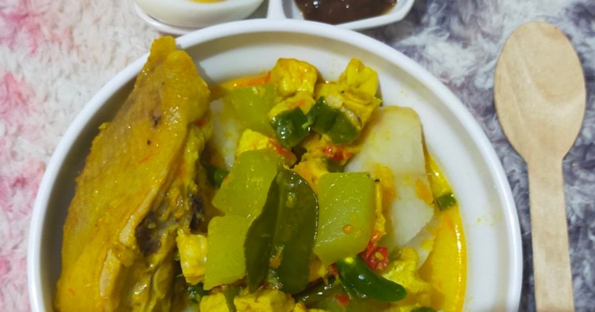 Ketupat "kotokan tempe tahu khas kota malang"