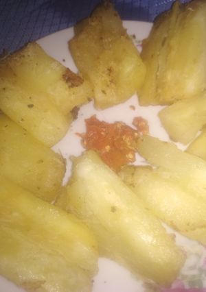 Foto resep Singkong goreng sambel cabe garam