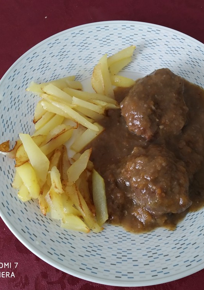 Una foto de Carrilleras de cerdo al vino tinto