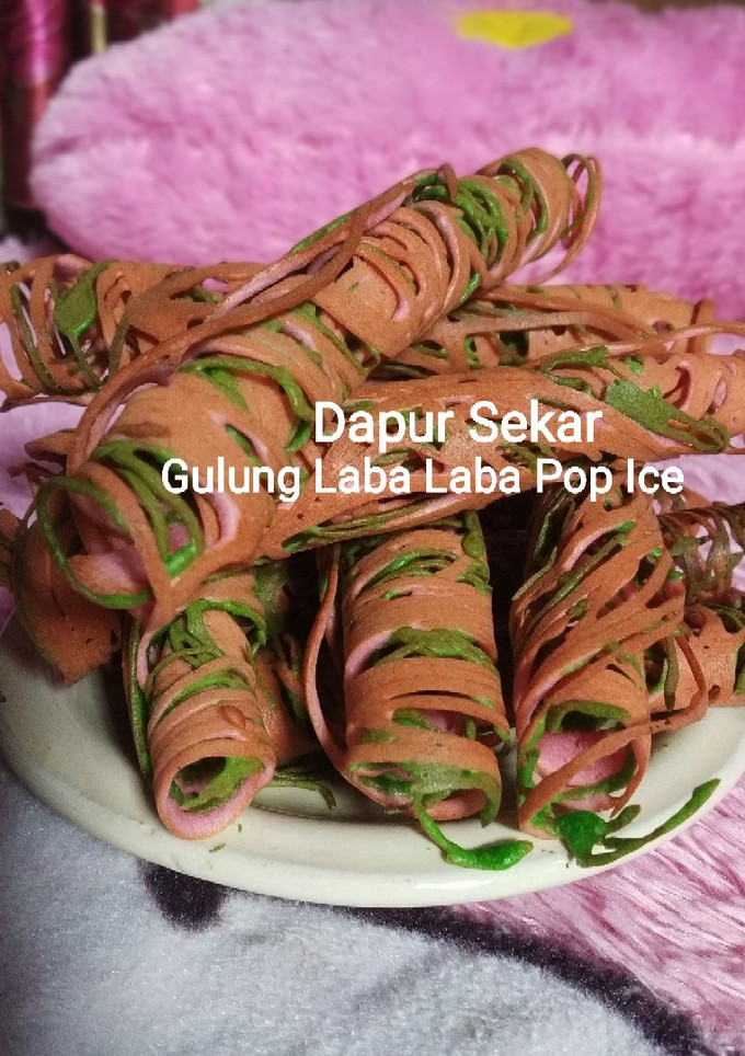 Foto resep Gulung Jaring Laba-Laba Pop Ice