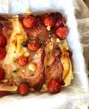 Torta salata di pane Carasau