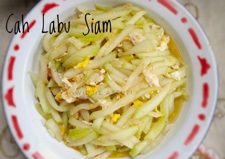 Resep Cah Labu Siam dan Telur yang Enak