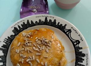 Una foto de Hotcakes de elote integrales