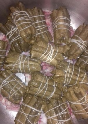 صورة لوصفة محاشي ورق عنب ملفوف سلق